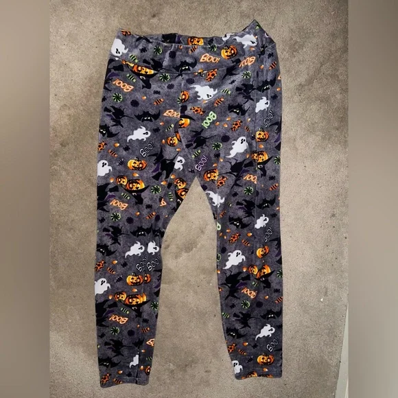 No Boundaries Women's Junior's XL Halloween Fleece Pajama Pants Sweatpants - Picture 2 of 3